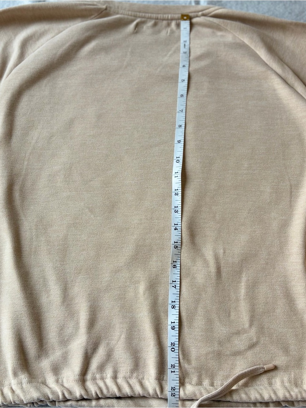 Rae Dunn Beige Crewneck Sweatshirt with Black Script - Picture 6 of 9